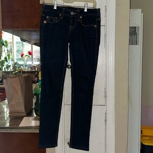 Brand new, never-worn True Religion jeans in size 25
